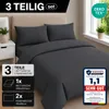 Komfortec Premium Bettwäsche 200x200 cm Bettbezug + 40x80 Produktbild-Vorschau 2