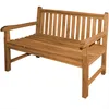 Teako Design Gartenbank Piceno Teakholz Massiv Wetterfest Produktbild-Vorschau 2
