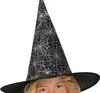 Costume da strega bambini Abito cappello Halloween argento Anteprima dell’immagine prodotto 4