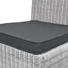 Beautissu 4er Set Loft SK Stuhlkissen Anthrazit, 45x40x5 cm Produktbild-Vorschau 4