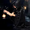 Halloween cape met capuchon, middeleeuws cape, cape met Productafbeelding-voorbeeld 3