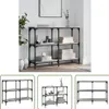 The Living Store Konsolentisch Grau Sonoma 100x29x75 cm Produktbild-Vorschau 1