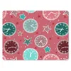 MuchoWow® Mauspad Mousepad Uhr - Rosa - Muster - Sterne Produktbild-Vorschau 1