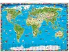 Illustrierte Weltkarte. Erlebniskarte mit Metall-Beleistung Produktbild-Vorschau 1
