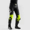 Rebelhorn Inferno Motorrad Lederhose, schwarz/weiß/gelb, 56 Produktbild-Vorschau 13