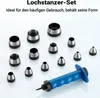 Wiltec Lochstanzer Set 13 in 1, Locheisensatz 13-teilig, Produktbild-Vorschau 4