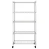 vidaXL Étagère de stockage avec 5 étagères et roulettes Voir les images du produit 10