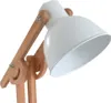 Stehlampe BELFORD natur weiß aus Holz und Metall Produktbild-Vorschau 2