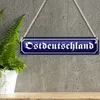 Blechschild Straßenschild 46x10cm Ostdeutschland Dekoration Produktbild-Vorschau 3