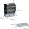 Relaxdays Gepäck Organizer zum Hängen, HBT: 55x44x30 cm, Produktbild-Vorschau 4