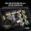 CORSAIR Lüfter 120*120*25 QX120 RGB LED Fan Triple Podgląd zdjęcia produktu 13