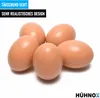 HÜHNOX Hölzerne Hühnereier Handwerk Rohlinge für Ostern Produktbild-Vorschau 2