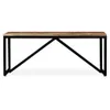 Panca in legno di mango massiccio 110 x 35 x 45 cm Anteprima dell’immagine prodotto 3