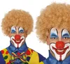 Clown-Locken-Perücke in Blond für Erwachsene Produktbild-Vorschau 2