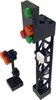Two LEGO train signals on a white background. Produktbild-Vorschau