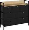 Komoda Vicco Belaro Czarny 98 x 85 cm z 7 szufladami, Model Podgląd zdjęcia produktu 1