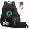 Schulrucksack, 3-In-1 Schulranzen, Laptop Notebook Tasche Produktbild-Vorschau 1