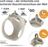 Curli Clasp Vest Geschirr Cord tan, Größe: S Produktbild-Vorschau 7