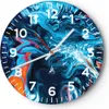 Wanduhr - Rund - Glasuhr - Abstraktion modern - 40x40cm - Produktbild-Vorschau 1