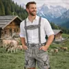 Pantaloni corti in pelle tradizionale da uomo PAULGOS - HK4 Anteprima dell’immagine prodotto 10
