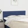 The Living Store Kopfteile 2 Stk. Blau 72x5x78/88 cm Stoff Produktbild-Vorschau 2