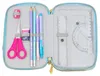 Astuccio Triplio Per Scuola, Con Tre Scomparti E Accessori Anteprima dell’immagine prodotto 6