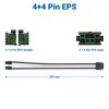 deleyCON 4+4-Pin EPS CPU Prozessor Strom Kabel Intern 30 cm Produktbild-Vorschau 7