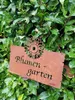 Edelrost Schild Blumengarten Produktbild-Vorschau 1