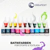 CREATEST Batik Batikfarben Set, Mehrfarbig, Künstlerfarbe, Produktbild-Vorschau 2