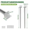 XINZI Bodenhülse Einschlaghülse für Holzpfosten 60 x 700 mm Produktbild-Vorschau 2