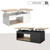 Table basse Vicco Avela Noir 55x110cm, Model 50593 Voir les images du produit 7