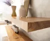 DELIFE Wandregal Edge 145 cm Akazie Natur gerade Kante Produktbild-Vorschau 4