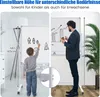 COSTWAY Doppelseitiges mobiles Whiteboard, 120 x 80 cm, Produktbild-Vorschau 4