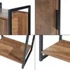 Badkamerkast 'Namsskogan', 115x35x25 cm, met walnootlook Productafbeelding-voorbeeld 6