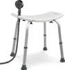 VOUNOT® Duschhocker höhenverstellbar 38–52cm, ergonomischer Produktbild-Vorschau 1