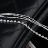 Damska bransoletka na kostkę z kryształkami, elegancka, Podgląd zdjęcia produktu 4