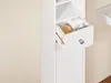SoBuy BZR34-W Szafka łazienkowa wysoka szafka wąska, szafka Podgląd zdjęcia produktu 13
