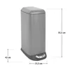 SVITA TS20 Poubelle à pédale Poubelle 20l incl. seau Voir les images du produit 3