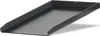 A black metal grill plate is shown from a diagonal angle against a white background. Náhľad obrázku produktu