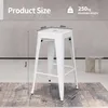 Barová stolička Duhome, výška sedadla 76 cm, stohovateľné Náhľad obrázku produktu 3
