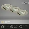 Lampade da incasso a LED dimmerabili orientabili set da 3 Anteprima dell’immagine prodotto 8