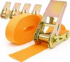 5x Spanngurt mit Ratsche 1-tlg 4m 800kg 25mm orange Produktbild-Vorschau 1