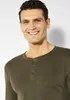 H.I.S. Langarmshirt khaki Größe XL Produktbild-Vorschau 5