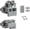 Hettich Set WLL PC, mittel, o. SA , links, grau Produktbild-Vorschau 1