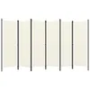 vidaXL 6 pezzi divisori per ambienti bianco crema 300x180 Anteprima dell’immagine prodotto 11