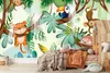 Muralo Selbstklebende Fototapete für Kinder wilde TIERE Produktbild-Vorschau 5