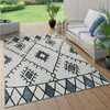 In- & Outdoor Teppich Flachgewebe Geometrisch Abstrakt Produktbild-Vorschau 1