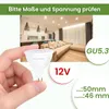 LUMILED Set 10x 12V GU5.3 LED Lampen MR16 8W ersetzt 80W Produktbild-Vorschau 3