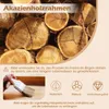COSTWAY Sedie da giardino in legno di acacia, set da 2, Anteprima dell’immagine prodotto 4