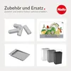Hailo Inneneimer 1045639 dunkelgrau 10 L 226 x 154 x 340 mm Produktbild-Vorschau 5